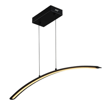 Roxanna 41.5" Dimmable Adjustable Integrated LED Metal Linear Pendant - JONATHAN Y
